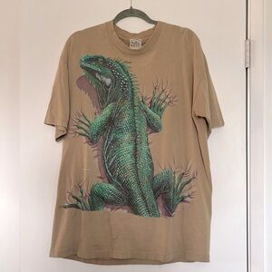 Vintage Habitat Community Iguana Shirt